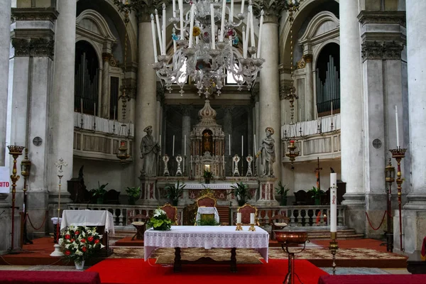 Venice Church Santa Lucia View Altar Organs — Stock Photo, Image