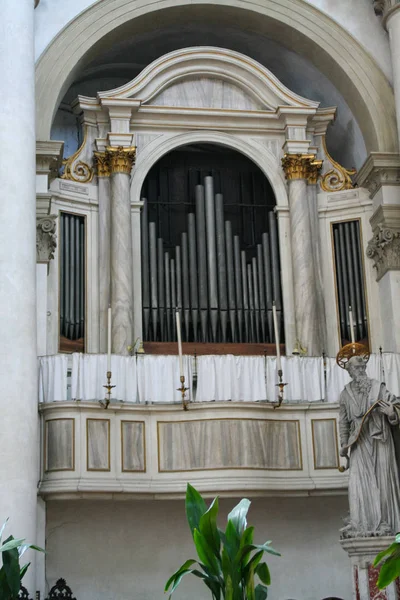 Venedig Orgel Der Kirche Santa Lucia — Stockfoto