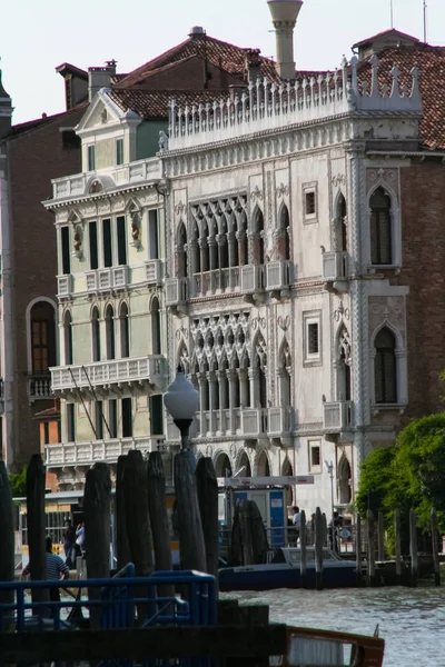 Venetië Weergave Van Een Gebouw Het Grand Canal Aan Andere — Stockfoto