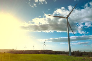 Elektrik güç için rüzgar çiftliği 