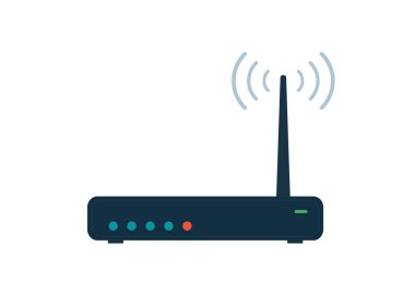 Kablosuz wi-fi yönlendirici izole vektör görüntü
