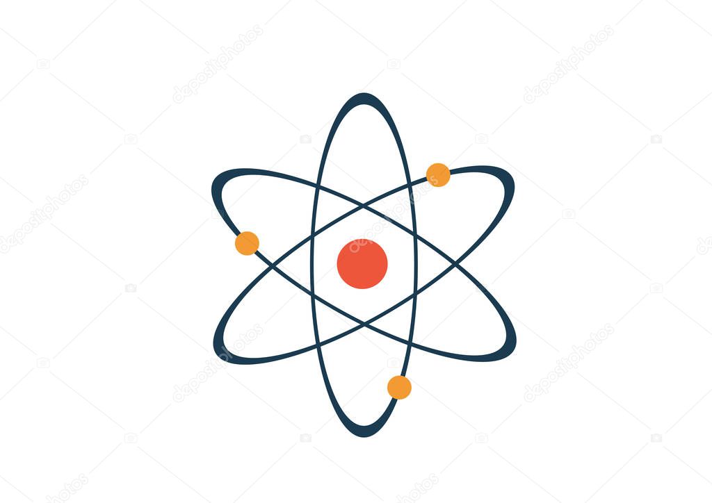 atom sign - technology icon