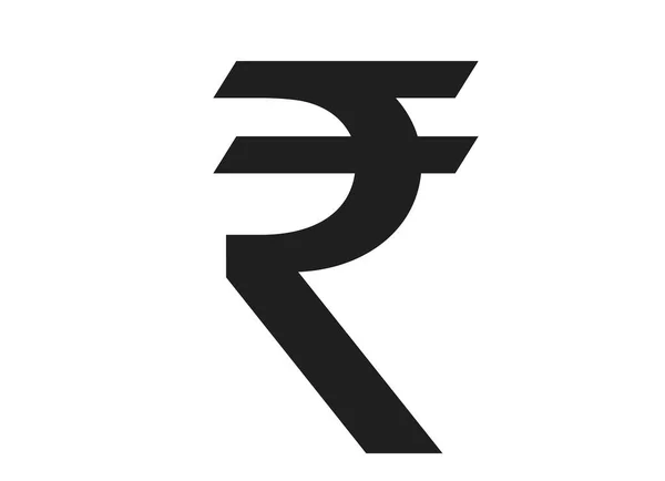 Indiaas Roepie Teken Valuta Symbool Eenvoudige Stijl Financiën Infographic Design — Stockvector