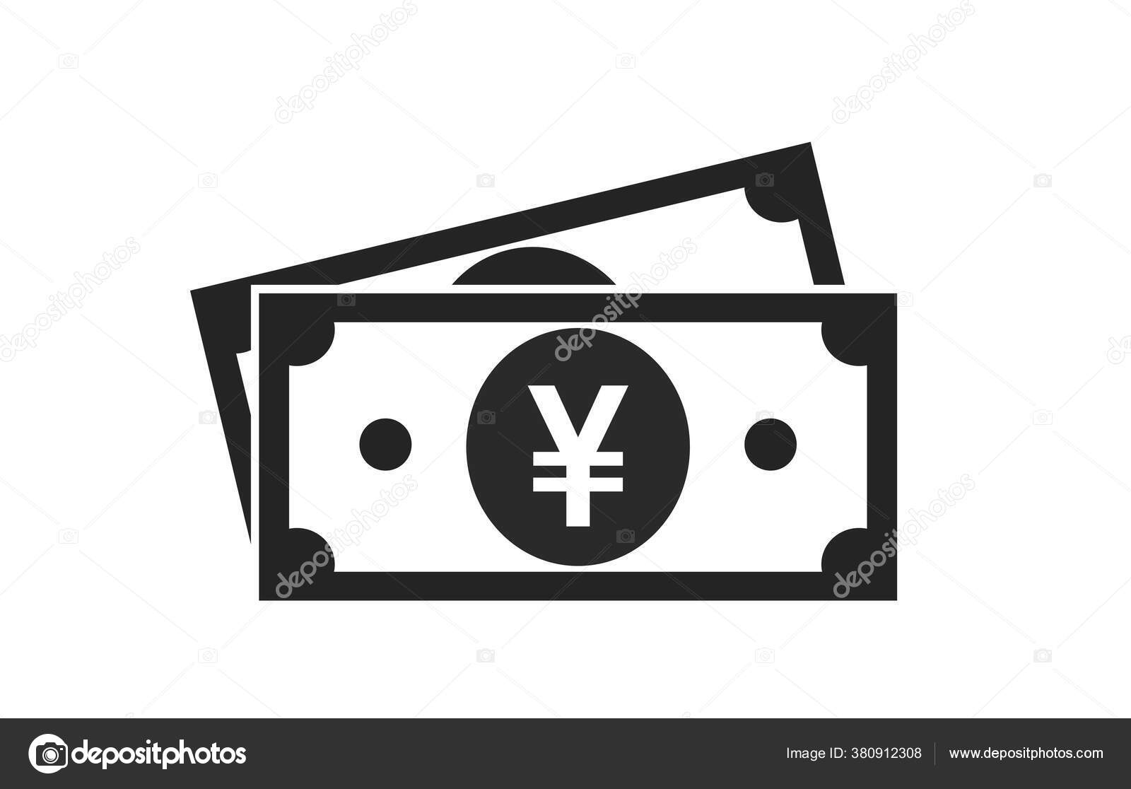 日本日元钞票图标矢量现金和货币符号金融和银行信息设计部分图库矢量图©nm09 380912308