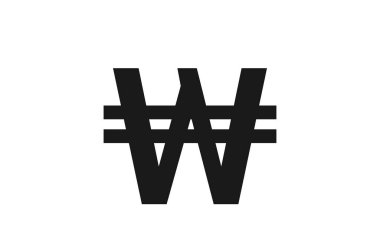 Kore tabelasını kazandı. para birimi sembolü ve basit biçim finans bilgi tasarımı ögesi