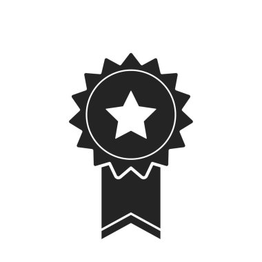 Ödül ikonu. Rozet, madalya ve en iyi sembol. Web tasarım işareti ve bilgi ögesi