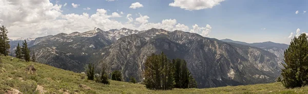 Panoramatický Pohled Long Canyon Vedoucí Silver Pass John Muir Divočiny — Stock fotografie