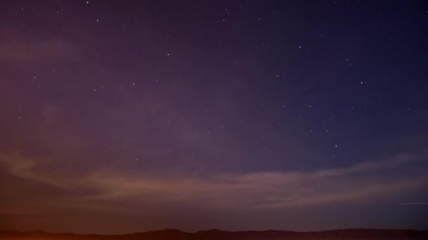 Stars and Sky Time Lapse — Stock Video