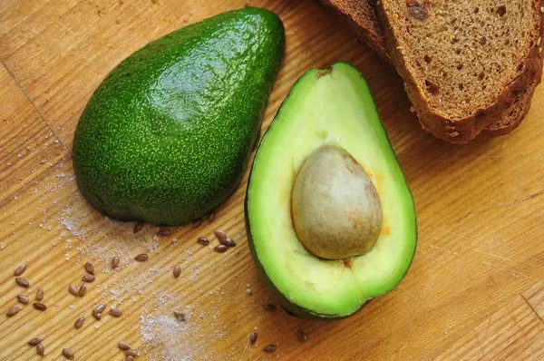 Grön Avokado Rätt Kost Mat För Veganer — Stockfoto