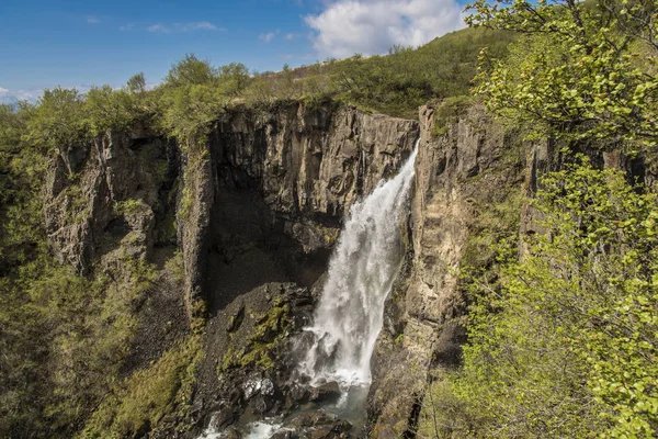 Hundafoss Skaftafell National Park Islanda — Foto Stock