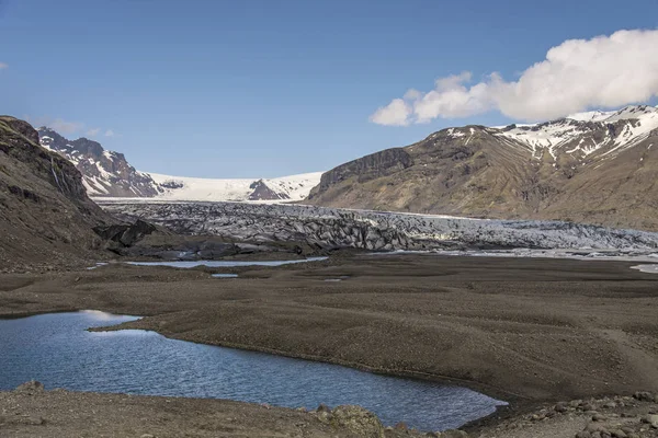 Skaftafellsjokull Glacier Lagoon Parco Nazionale Skaftafell Islanda — Foto Stock