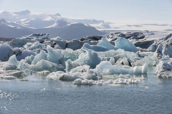 Laguna del ghiacciaio di Jokulsarlon — Foto Stock