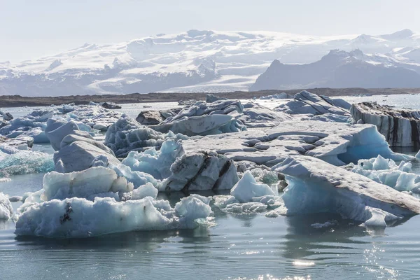 Laguna del ghiacciaio di Jokulsarlon — Foto Stock