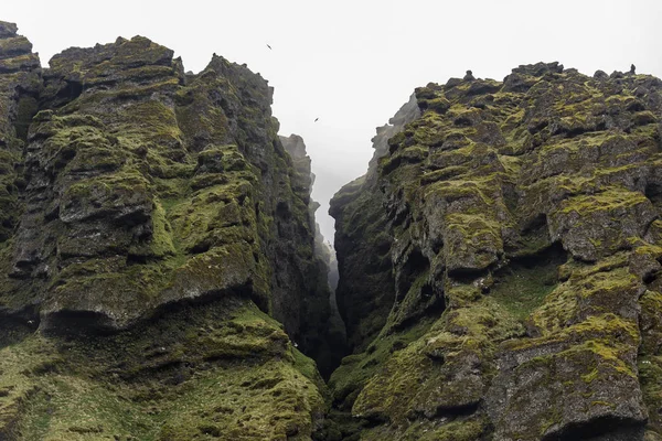 Raudfeldsgja Gorge Closeup — Stock Photo, Image