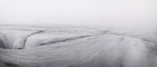 Panoramiczna powierzchnia solheimajokull Obrazek Stockowy