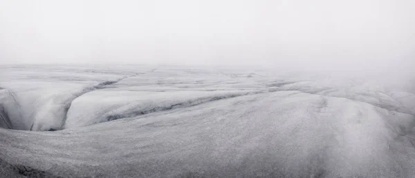 Solheimajokull Superfície Panorâmica Imagem De Stock