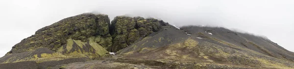 Raudfeldsgja Gorge Panorama — Stockfoto