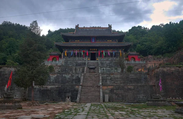 Velho taoísta kungfu tmple no montain — Fotografia de Stock