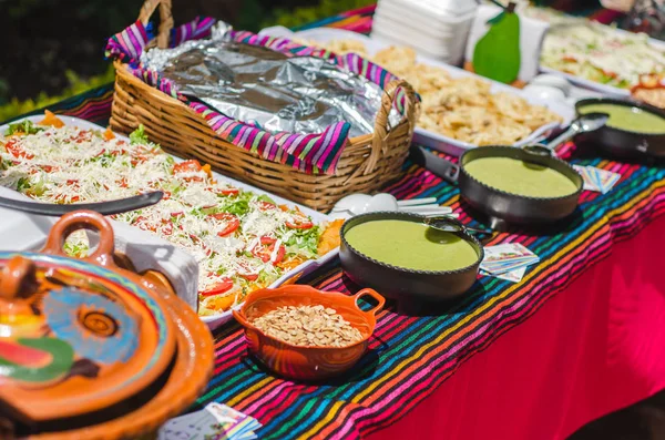 Mexican Food Buffet — Stock Photo, Image