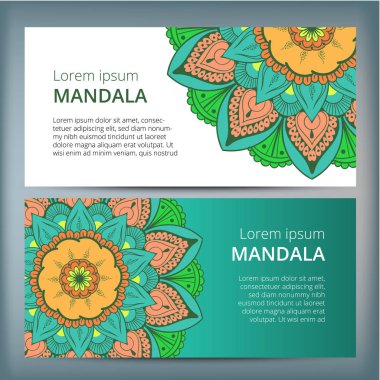 Hint çiçek desenli madalyon afiş. Etnik Mandala süsleme. Tekstil, tebrik kartı, boyama kitabı, telefon durumda yazdırma için kullanılabilir.