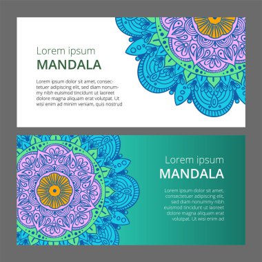 Hint çiçek desenli madalyon afiş. Etnik Mandala süsleme. Tekstil, tebrik kartı, boyama kitabı, telefon durumda yazdırma için kullanılabilir.