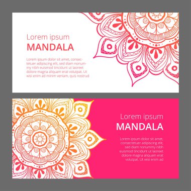 Hint çiçek desenli madalyon afiş. Etnik Mandala süsleme. Tekstil, tebrik kartı, boyama kitabı, telefon durumda yazdırma için kullanılabilir.