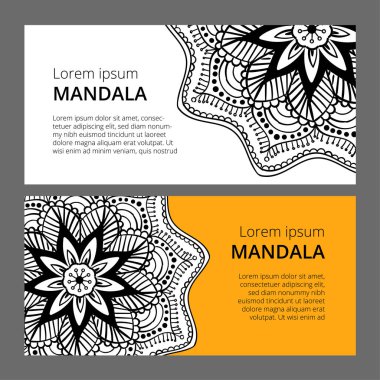 Hint çiçek desenli madalyon afiş. Etnik Mandala süsleme. Tekstil, tebrik kartı, boyama kitabı, telefon durumda yazdırma için kullanılabilir.