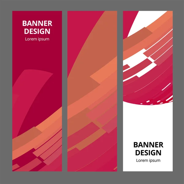 Abstrakte moderne Banner Hintergrund Design Vektor-Vorlage — Stockvektor