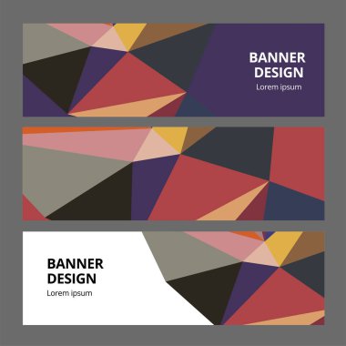 Soyut Modern afiş arka plan tasarım vektör şablonu