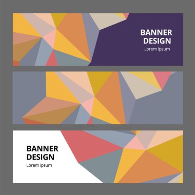 Soyut Modern afiş arka plan tasarım vektör şablonu