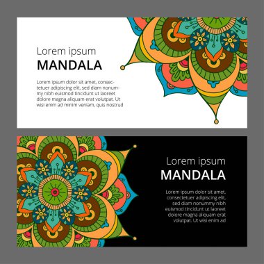 Hint çiçek desenli madalyon afiş. Etnik Mandala süsleme. Tekstil, tebrik kartı, boyama kitabı, telefon durumda yazdırma için kullanılabilir.