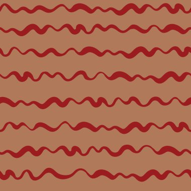 Kusursuz dalgalanma deseni. Nüans renklerinde vektör dokusu tekrarlanıyor. Neşeli bir geçmiş.