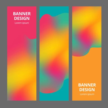 Renkli geometrik arka plan. Akışkan şekiller bileşimi. Soyut afiş şablonu. Eps10 vektörü.