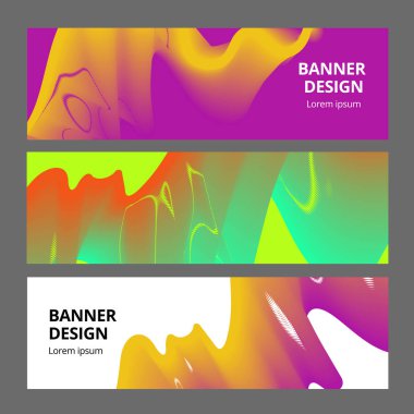 Renkli geometrik arka plan. Akışkan şekiller bileşimi. Soyut afiş şablonu. Eps10 vektörü.