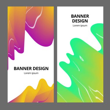 Renkli geometrik arka plan. Akışkan şekiller bileşimi. Soyut afiş şablonu. Eps10 vektörü.