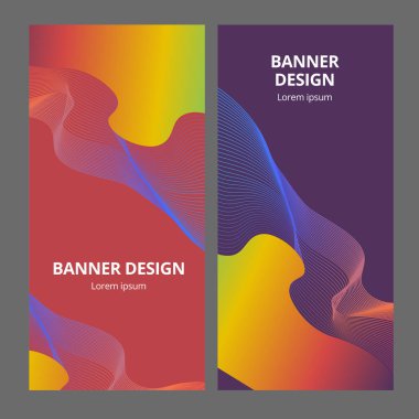 Renkli geometrik arka plan. Akışkan şekiller bileşimi. Soyut afiş şablonu. Eps10 vektörü.