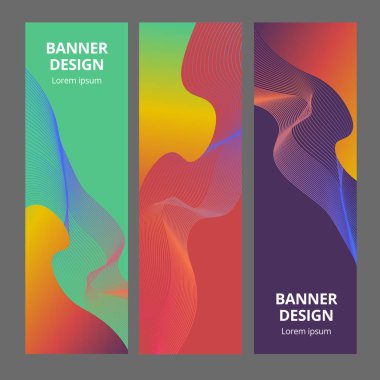 Renkli geometrik arka plan. Akışkan şekiller bileşimi. Soyut afiş şablonu. Eps10 vektörü.