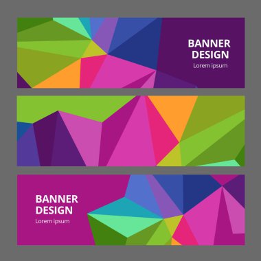 Soyut Modern afiş arka plan tasarım vektör şablonu