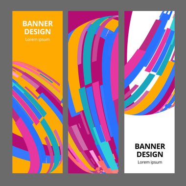 Sancak arkaplan tasarımı. Renkli modern soyut şablon