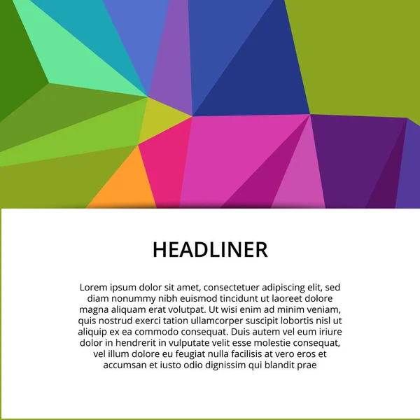 Abstracte moderne Banner achtergrond ontwerpsjabloon Vector — Stockvector