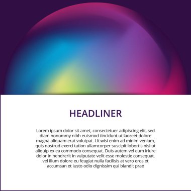 Sancak arkaplan tasarımı. Renkli modern soyut şablon