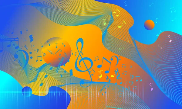 Rainbow fluid background. Iridescent modern design. Music multicolor poster. Rainbow stripe Wave liquid pattern. Organic gradient shape. Summer vivid colors frame design. Rainbow amplitude background. — Stock Vector
