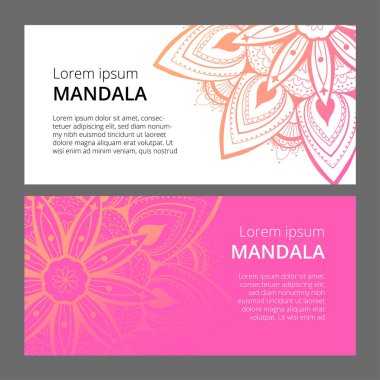 Hint çiçek desenli madalyon afiş. Etnik Mandala süsleme. Tekstil, tebrik kartı, boyama kitabı, telefon durumda yazdırma için kullanılabilir.