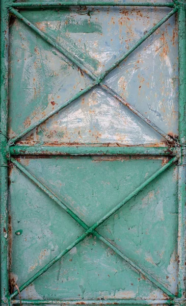 Old Rusty Gate Crosshair — Stock Photo, Image