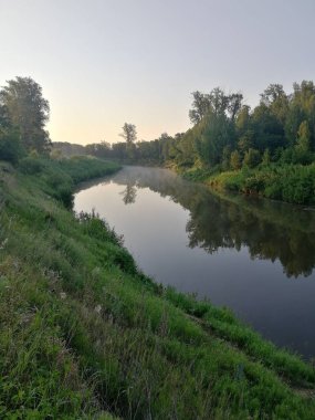  Sabah nehirde Kyrykmas. Rusya