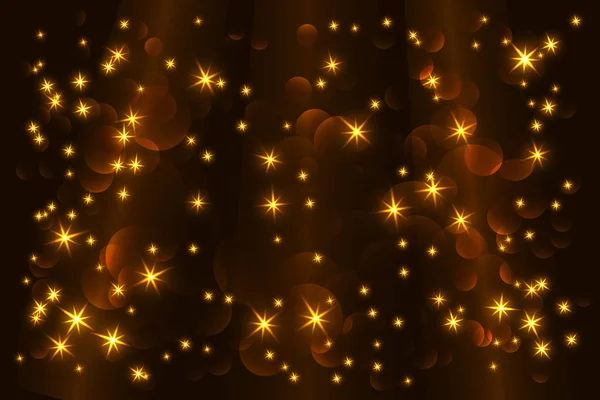 parlak yıldız ve bokeh parlak arka plan