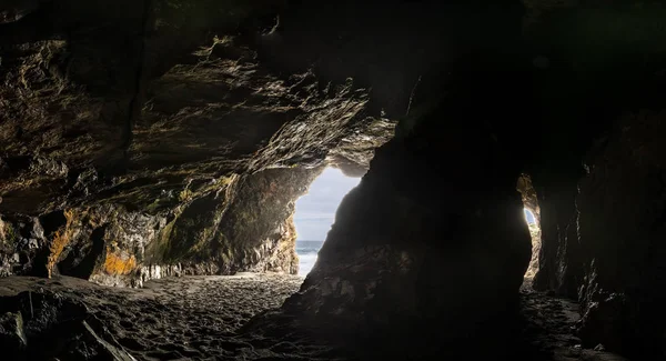 Famous Travel Destination Cueva Los Patos Liles Amazing Beach Three — Stock Photo, Image