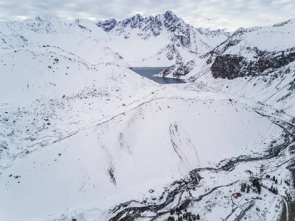 Valli Delle Ande Nel Cile Centrale Cajon Del Maipo Santiago — Foto Stock