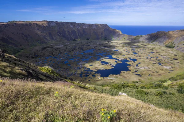 Costa Dell Isola Pasqua Guardando Una Meravigliosa Costa Rapa Nui — Foto Stock