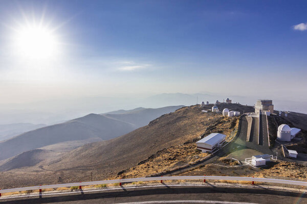 The astronomical observatory of La Silla, North Chile. One of the first observatories to see planets in other stars. Located at Atacama Desert in the altiplano 